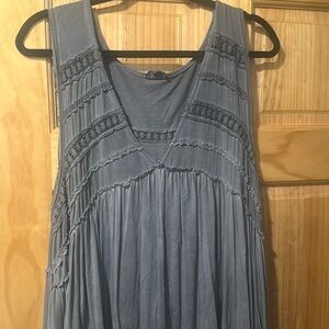 Blue/grey tunic style dress